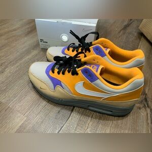 New Nike By You Custom Air Max 1 “ACG Mowabb” LT Iron Ore Purple W 12 / M 10.5